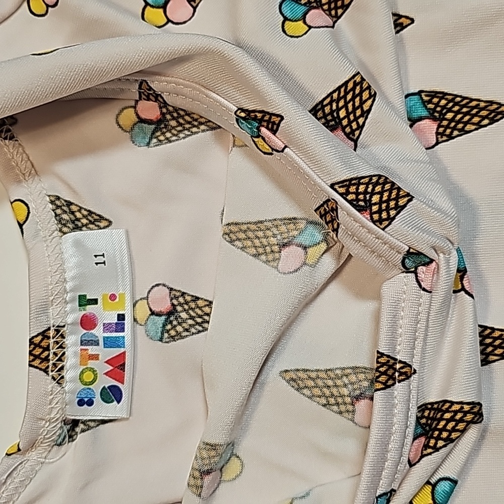 Dot Dot Smile Ballerina Twirl Dress Ice Cream Cones Size 11 - Picture 4 of 10